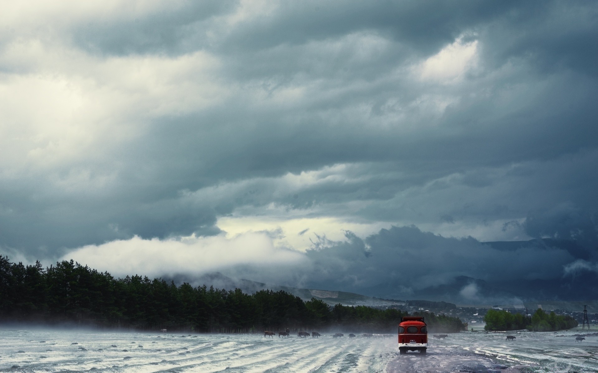 winter water storm landscape travel nature rain sky outdoors beach sea ocean daylight weather lake tree cloud