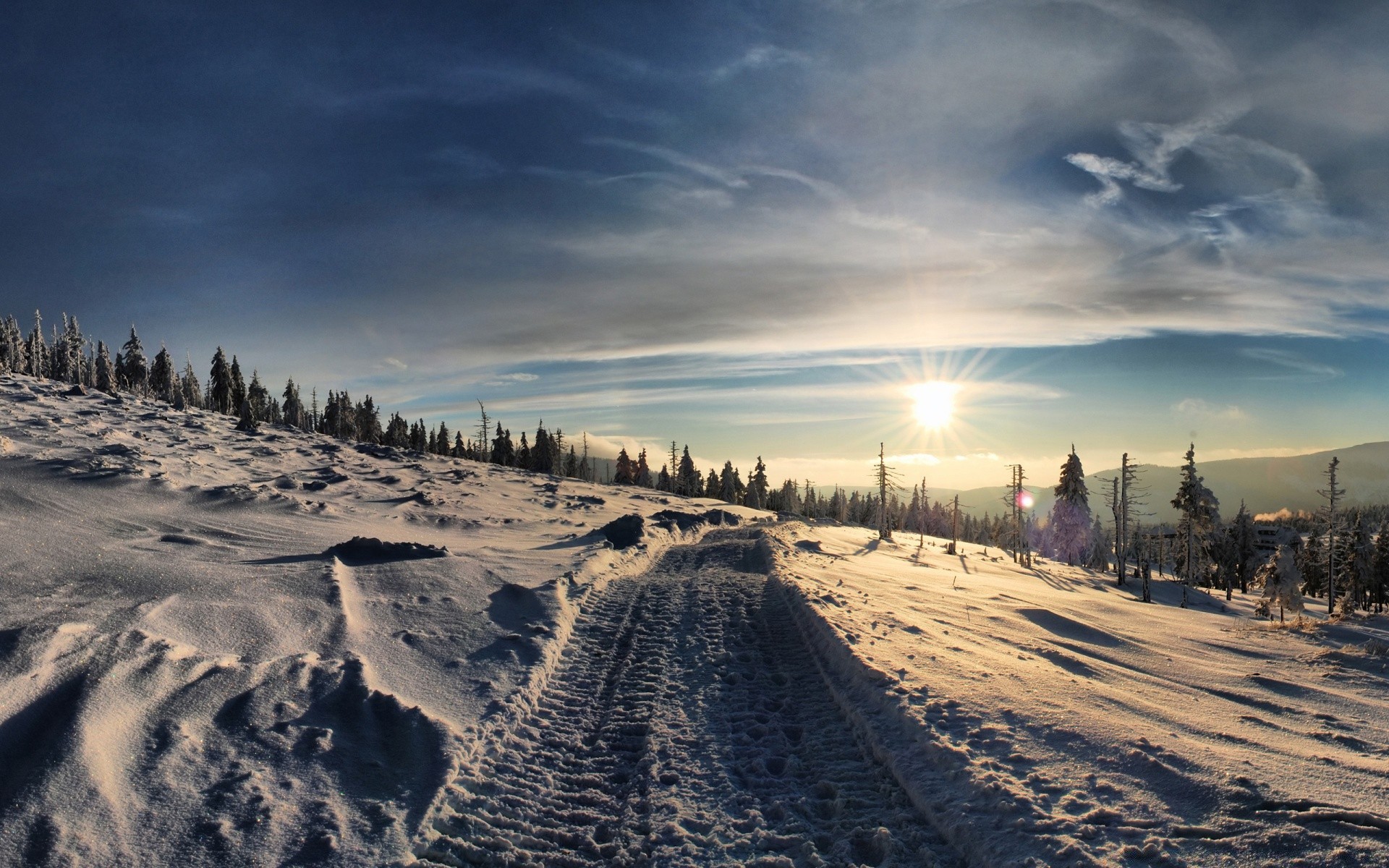 inverno pôr do sol neve paisagem amanhecer céu natureza viagens sol gelo noite geada frio ao ar livre bom tempo luz