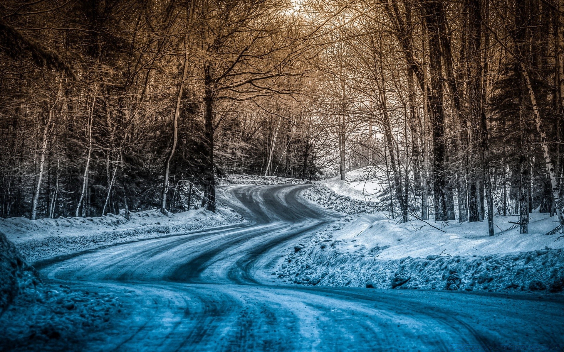 winter snow cold frost ice landscape frozen wood weather tree road season nature guidance scenic light fog