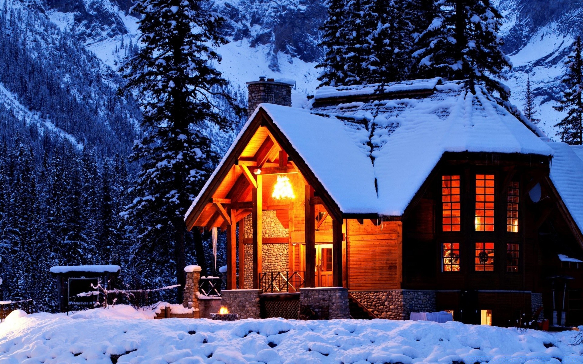 winter schnee holz kalt haus chalet bungalow hütte kabine baum gefroren blockhaus saison eis im freien landschaftlich