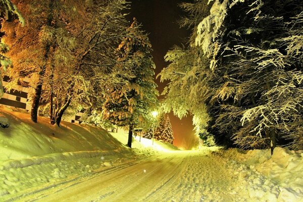 Kış mevsimine giden yol