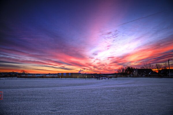 Day sunset water winter