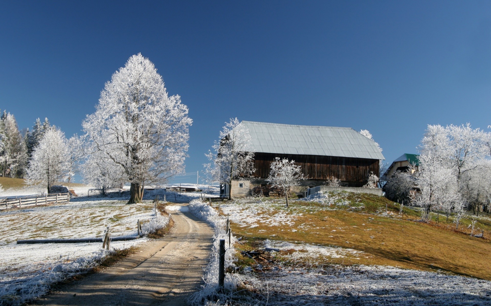 winter snow nature sky landscape wood cold outdoors tree ice water travel frozen frost house weather