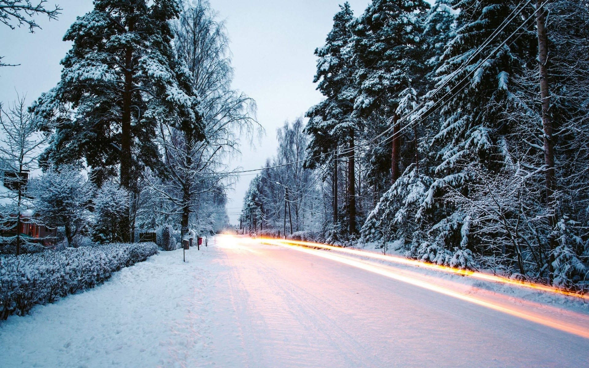 inverno neve geada frio madeira estrada madeira congelado tempo paisagem gelo temporada guia pista cênica natureza gelado nevoeiro bom tempo