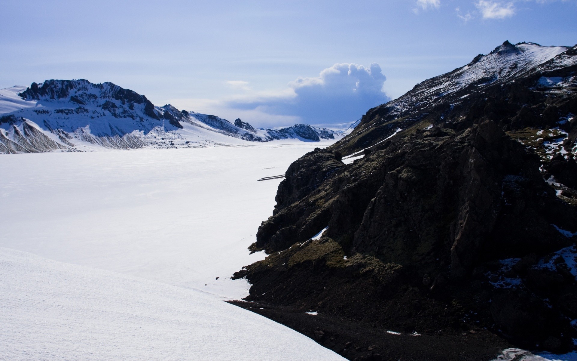 hiver neige montagnes paysage glace froid eau voyage ciel glacier scénique nature rock à l extérieur