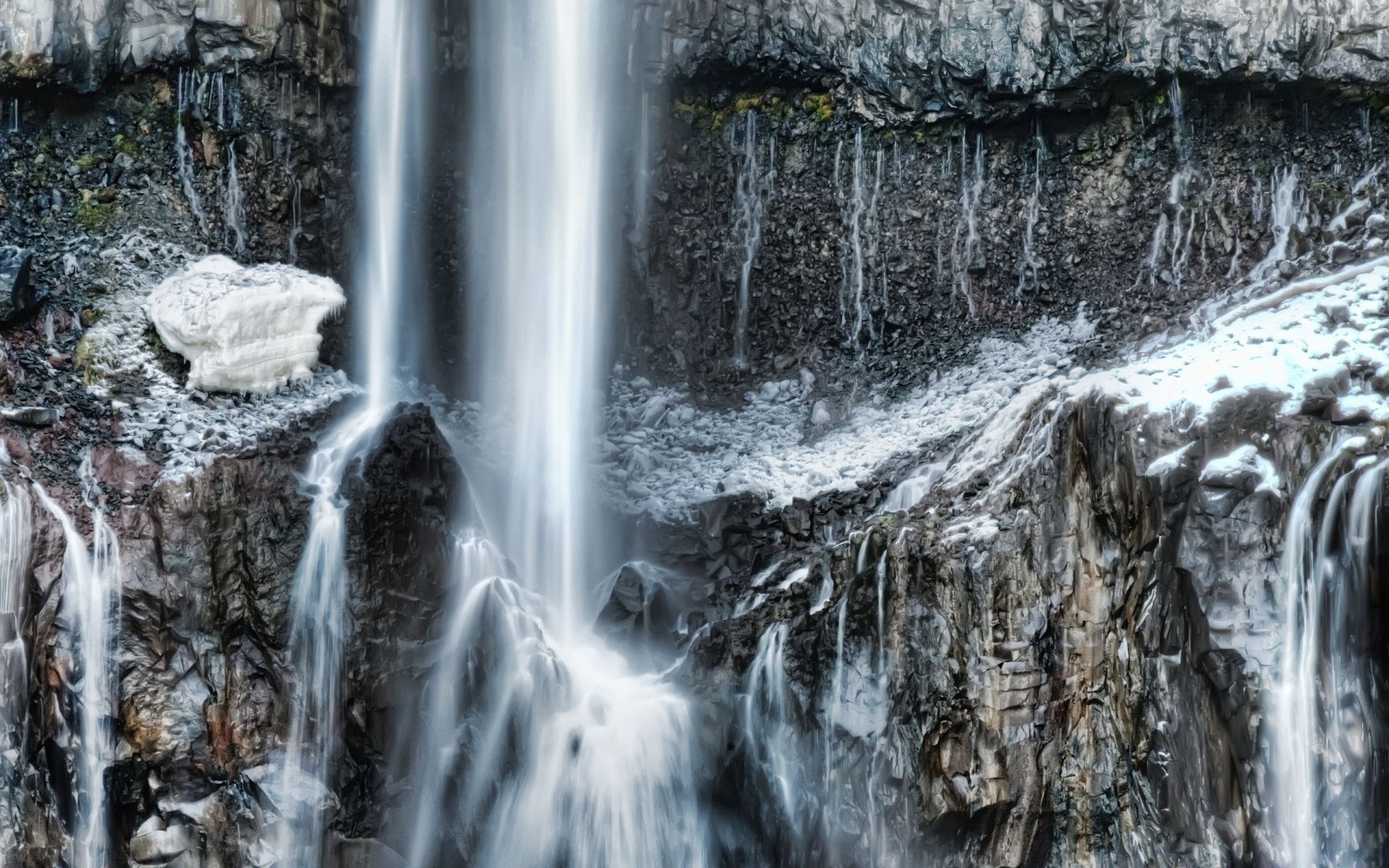 inverno cascata acqua natura flusso fiume autunno legno cascata bagnato all aperto flusso viaggio splash parco traffico paesaggio roccia creek freddo