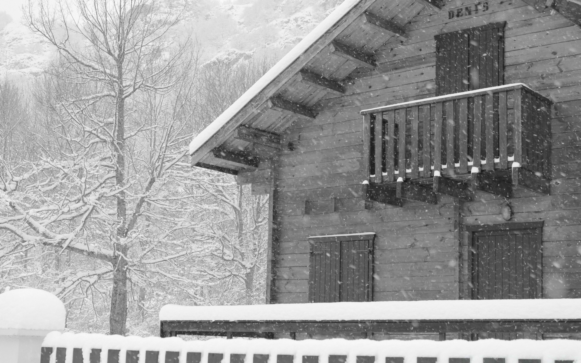 winter house building home wood architecture old outdoors snow