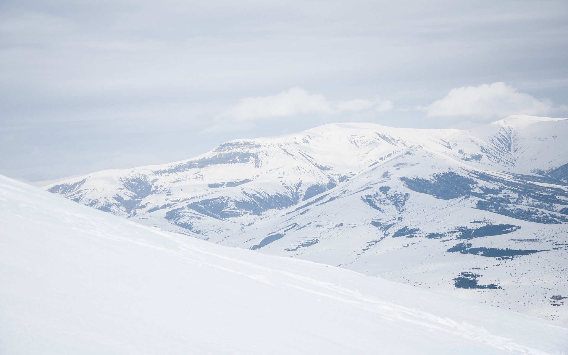 winter snow cold mountain ice landscape hill frost scenic frozen mountain peak resort track weather panorama