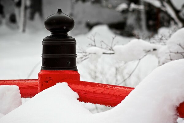 Hiver froid avec beaucoup de neige