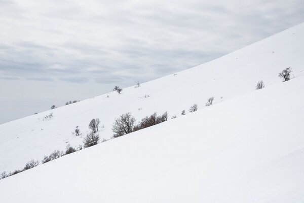 Winter, mountains, what is not a beautiful landscape