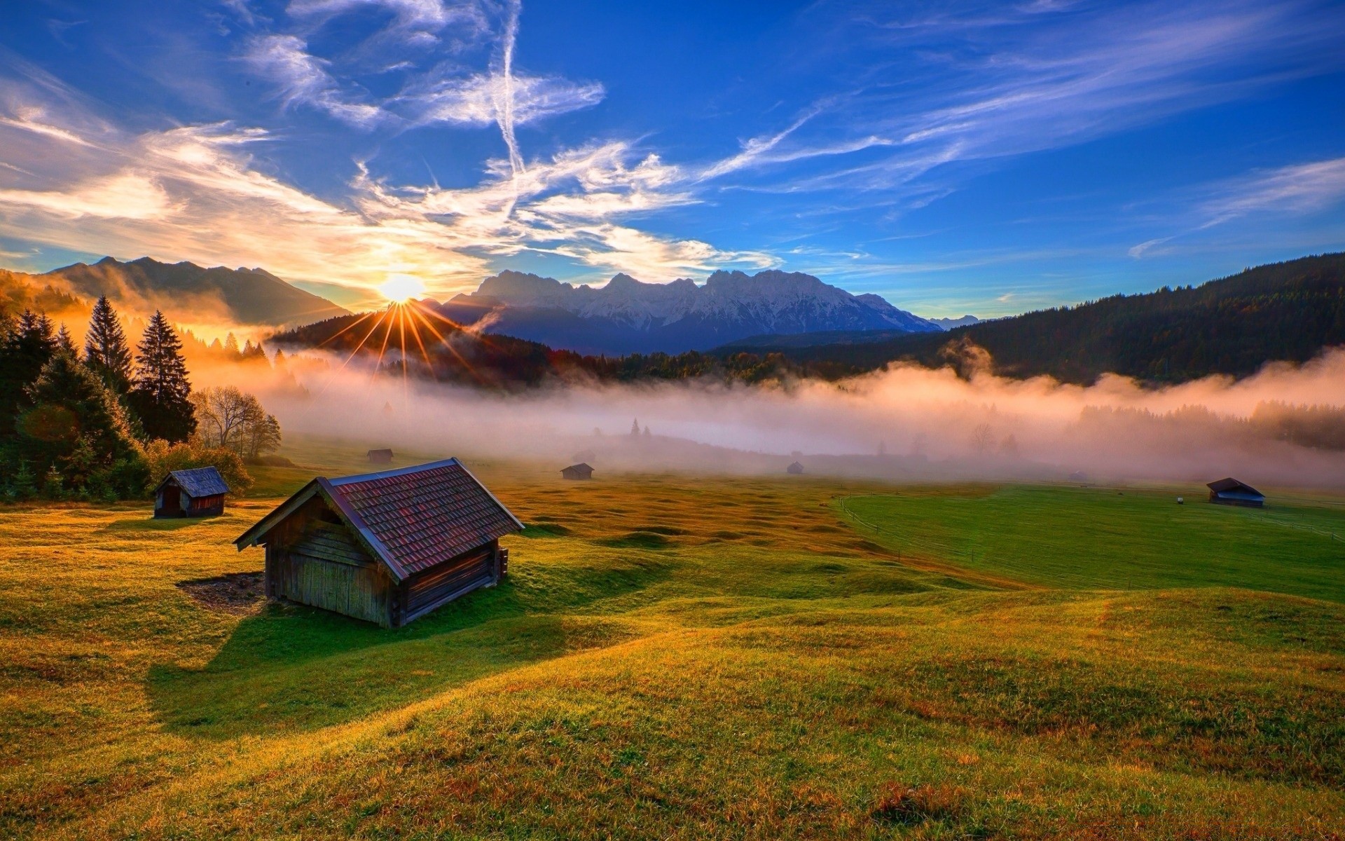 paesaggio tramonto natura alba cielo all aperto paesaggio erba montagna viaggi sera rurale estate bel tempo sole campagna