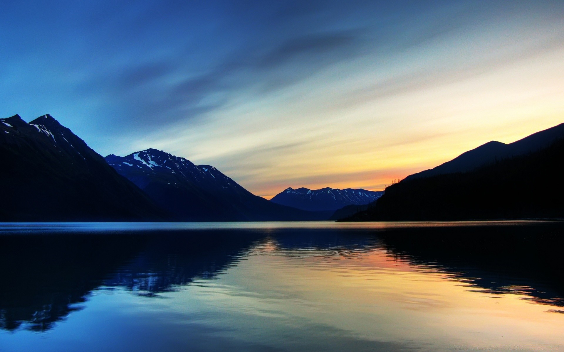 lac coucher de soleil eau aube soir voyage montagnes crépuscule à l extérieur réflexion ciel paysage nature neige