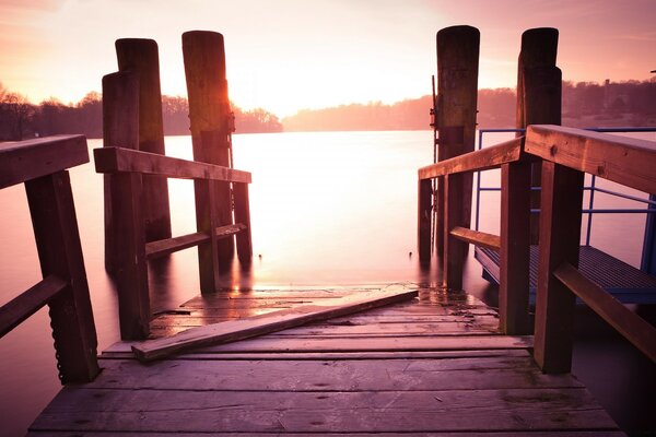The old pier needs repair