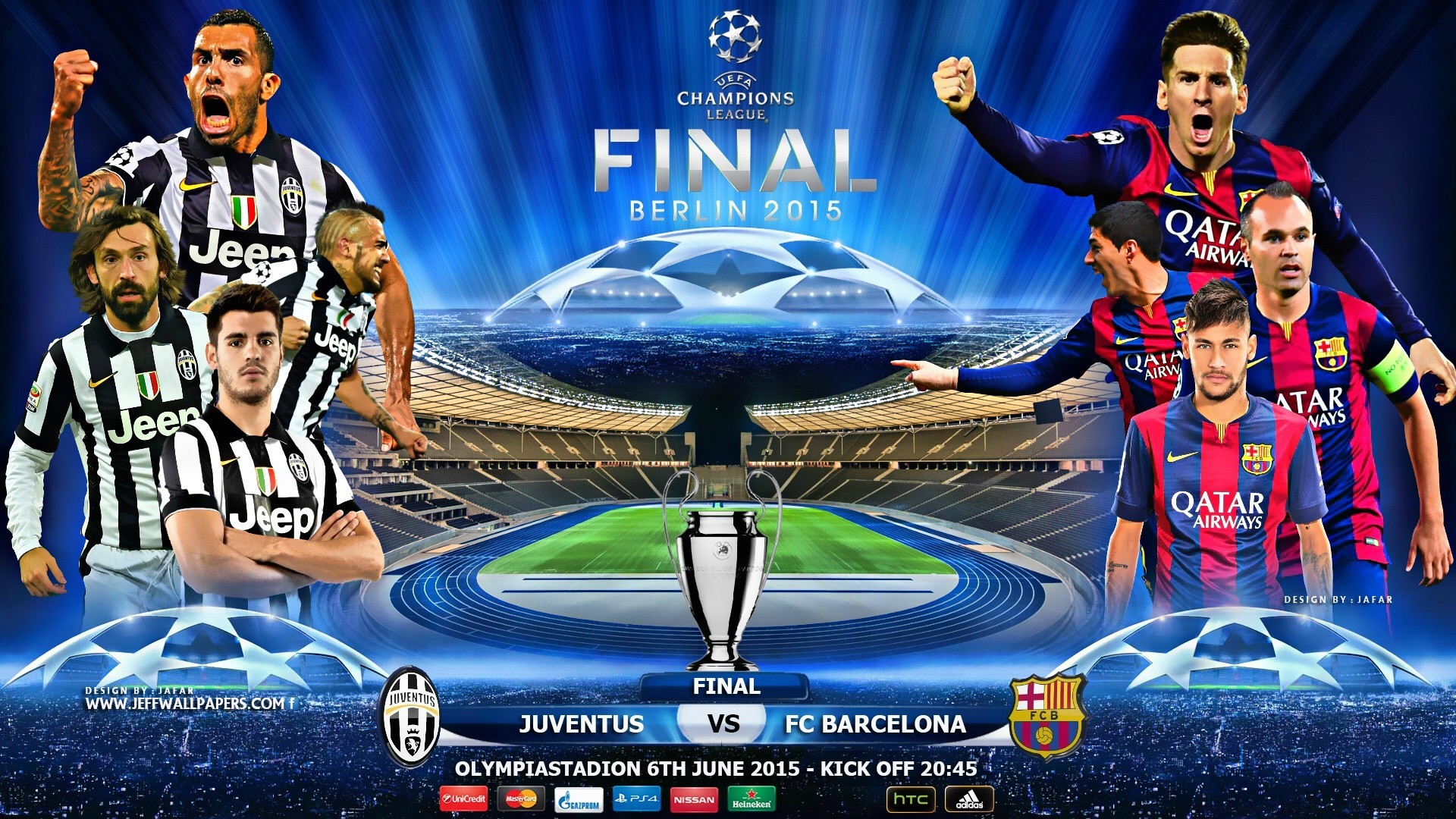 JUVENTUS - FC BARCELONA CHAMPIONS LEAGUE FINAL - Phone ...