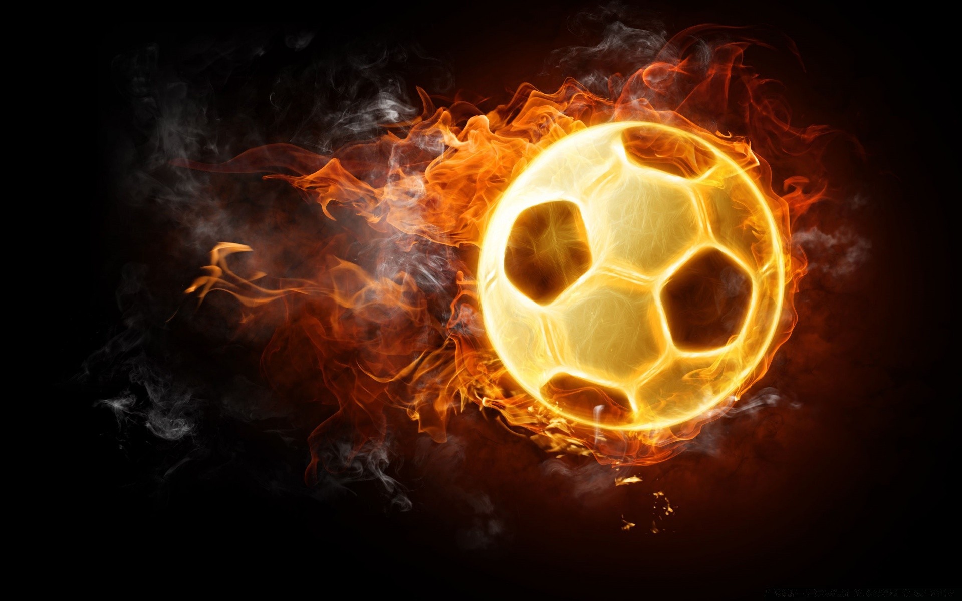 football smoke flame hot abstract light energy desktop