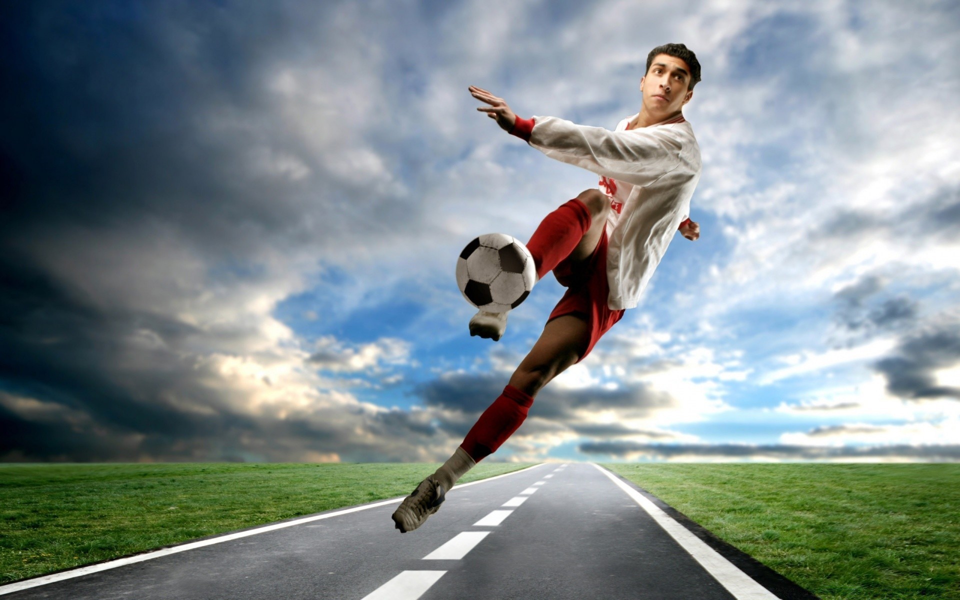 fútbol competencia rápido cielo prisa acción deportes al aire libre tráfico libertad hierba campo adelante