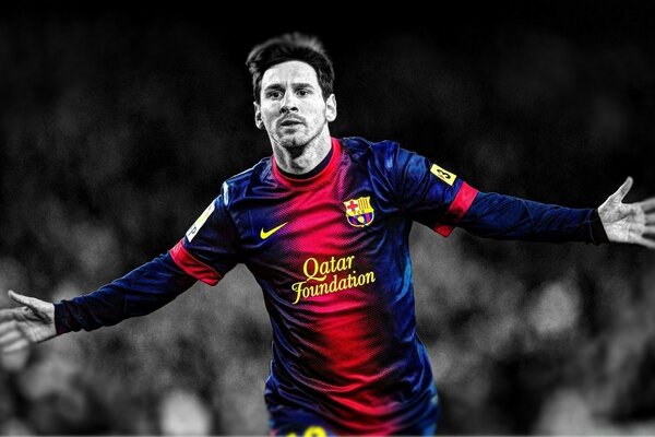 Lionel messi on cb background picture