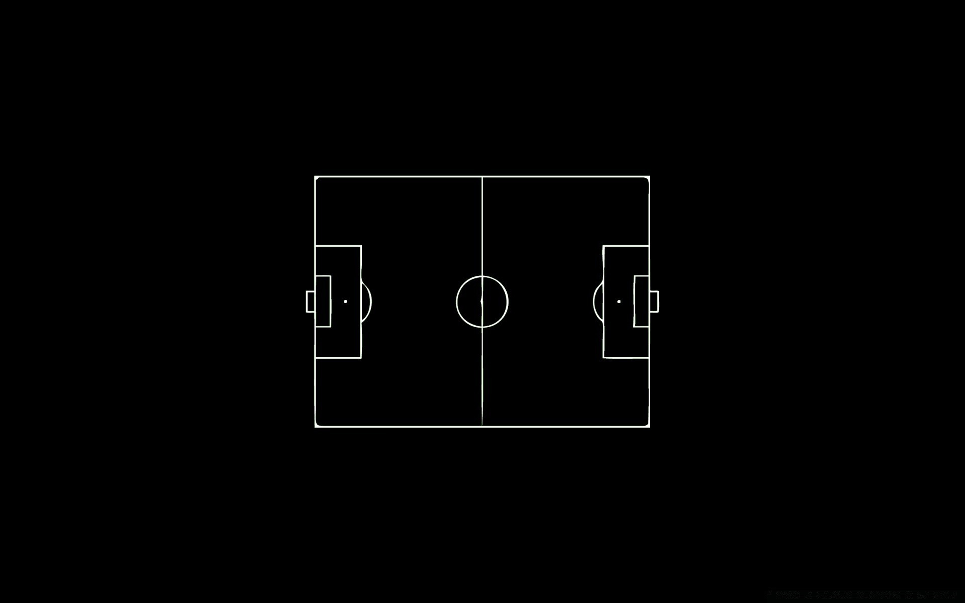 Diagram of a football field on a black background phone background image
