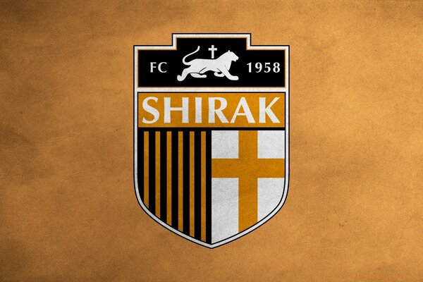 The badge of the Shirak Football Club