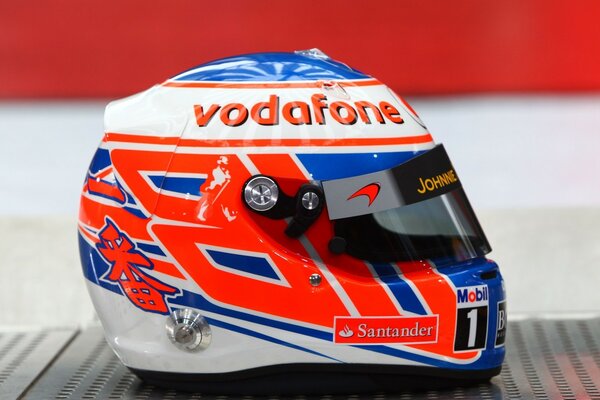 Casque de sport en formule 1