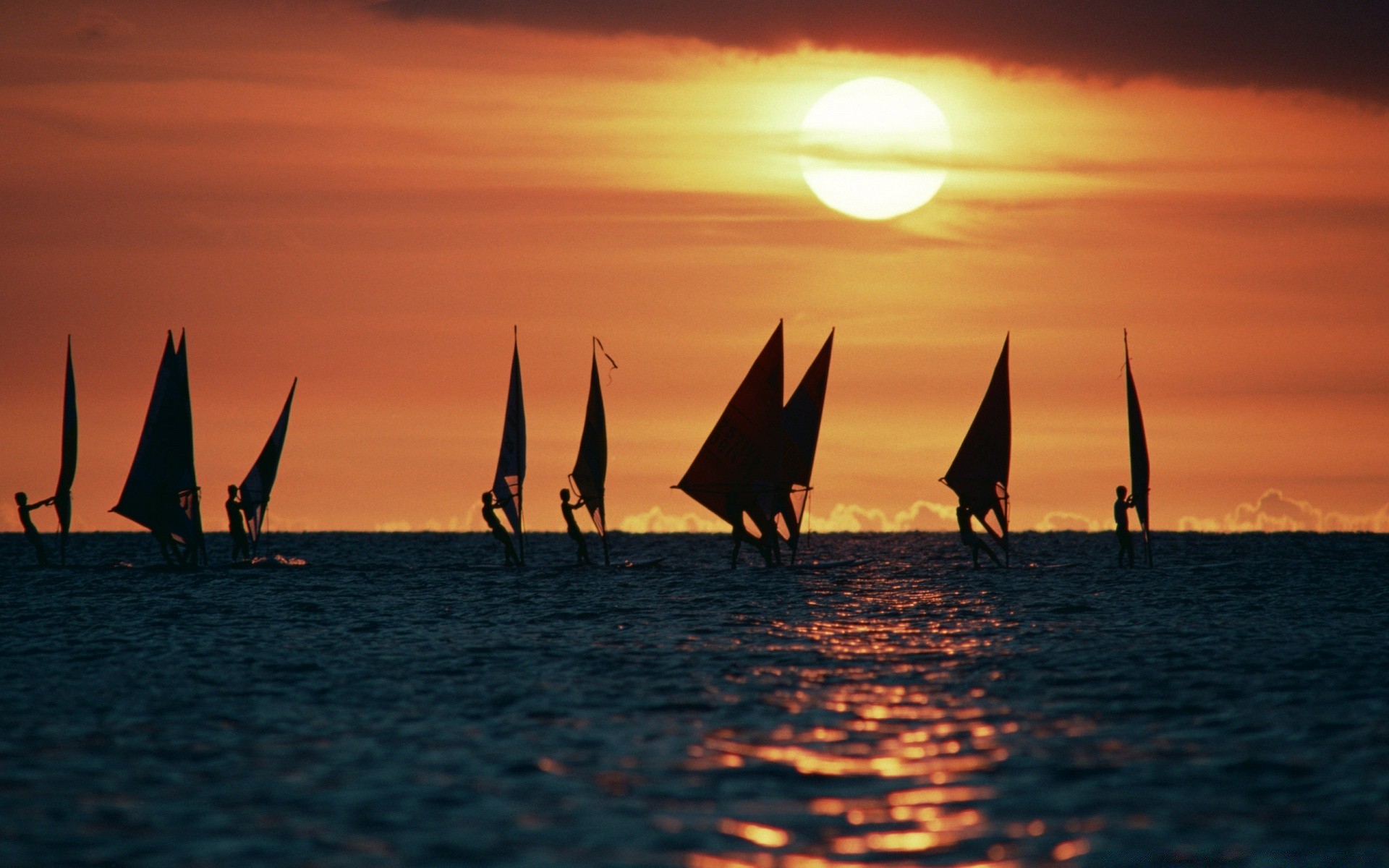 surf mer coucher de soleil océan eau voilier soir bateau aube plage crépuscule silhouette réflexion soleil rétro-éclairé bateau ciel mer