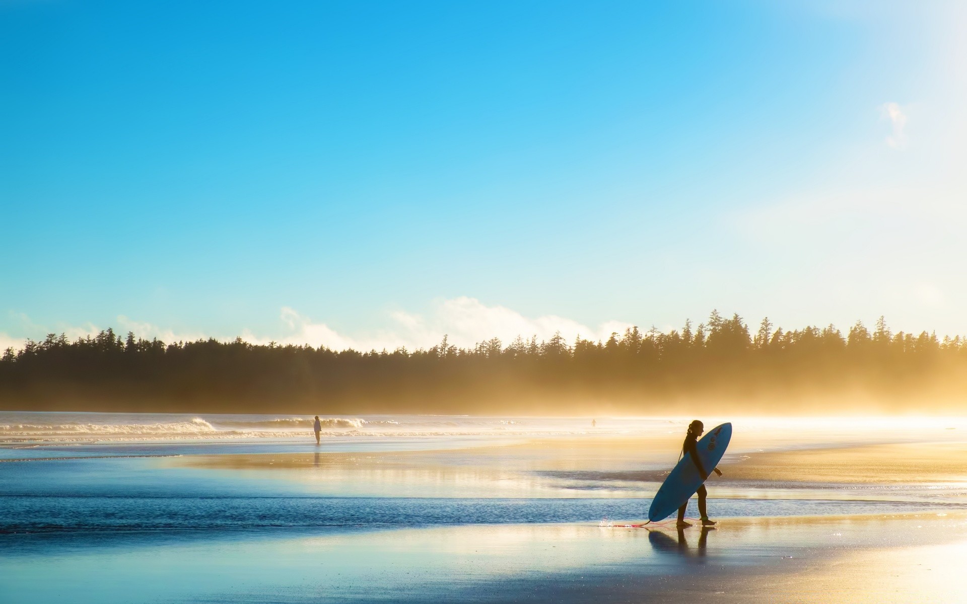 surfing water dawn sunset beach winter sun lake snow outdoors travel sky sand landscape recreation dusk