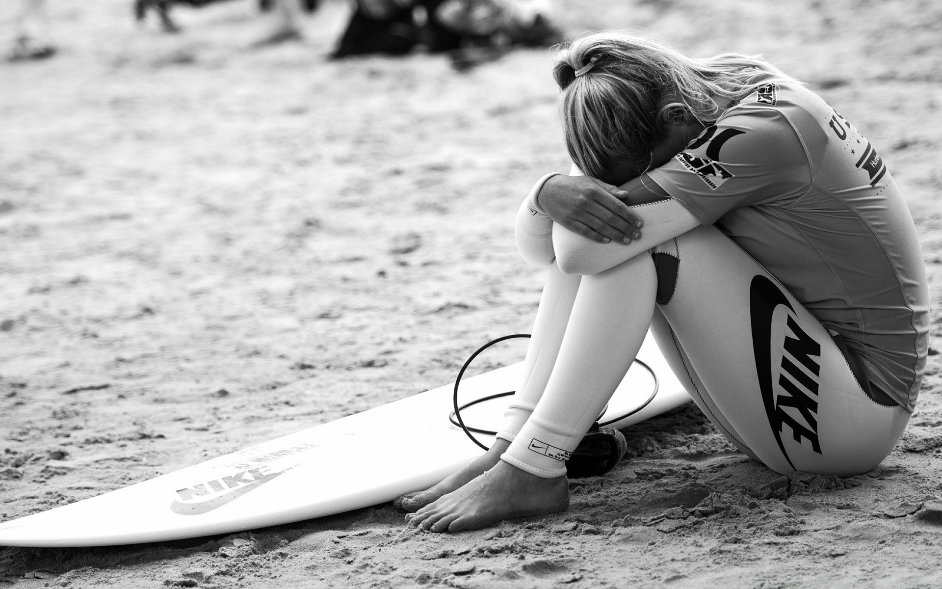 surfing one beach monochrome recreation competition athlete sports equipment water