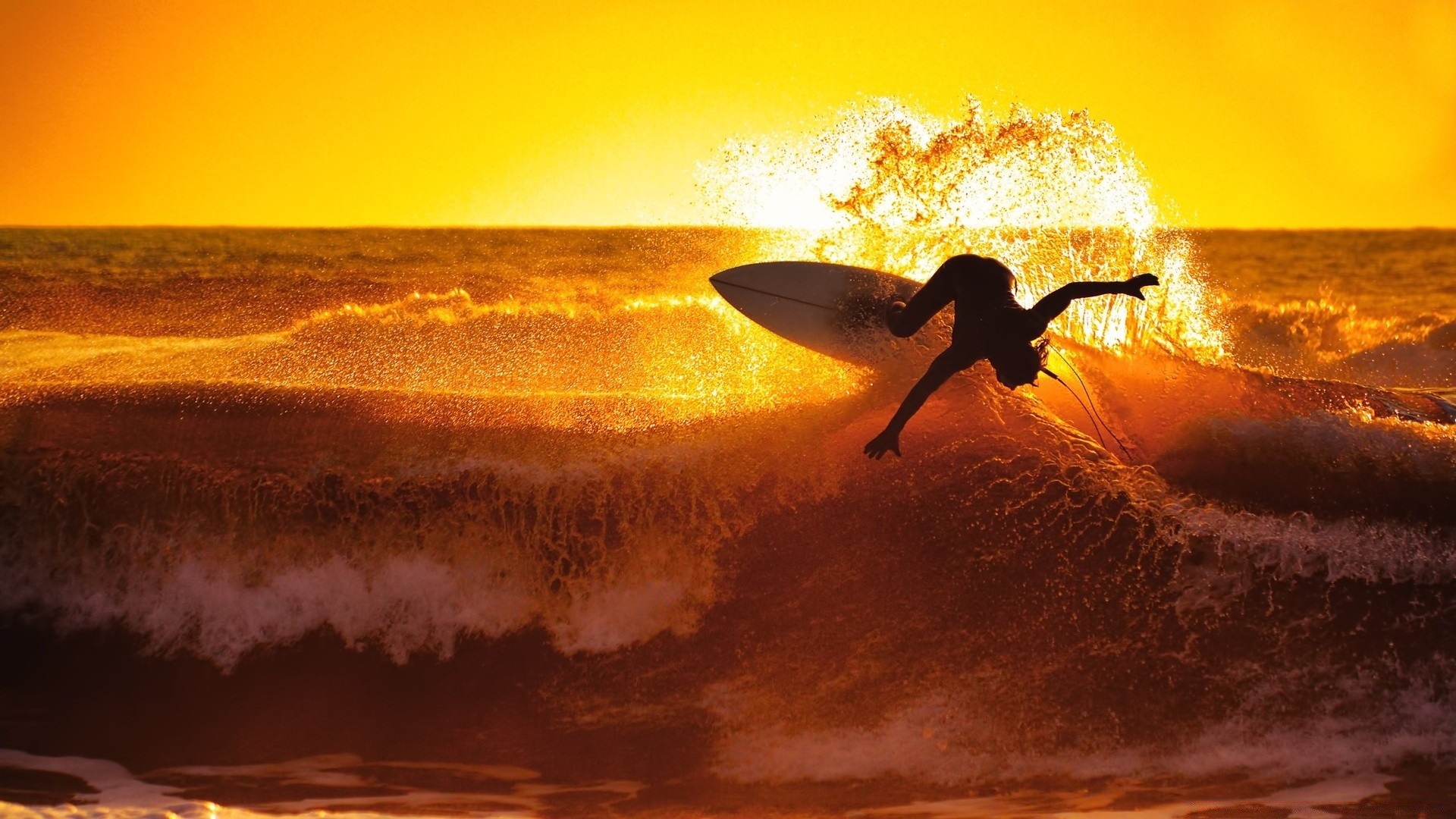 surf puesta de sol amanecer agua sol noche océano crepúsculo playa iluminado mar solo