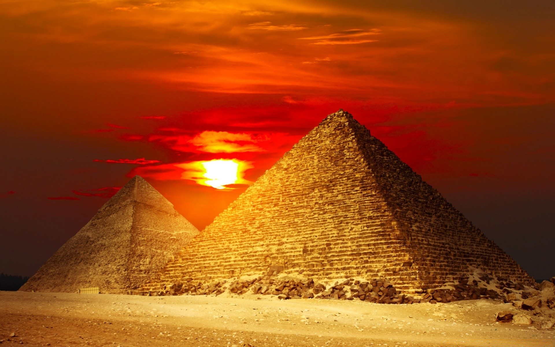 afrique pyramide coucher de soleil voyage soleil désert aube sable ciel pharaon à l extérieur soir tombe archéologie anciens chameau