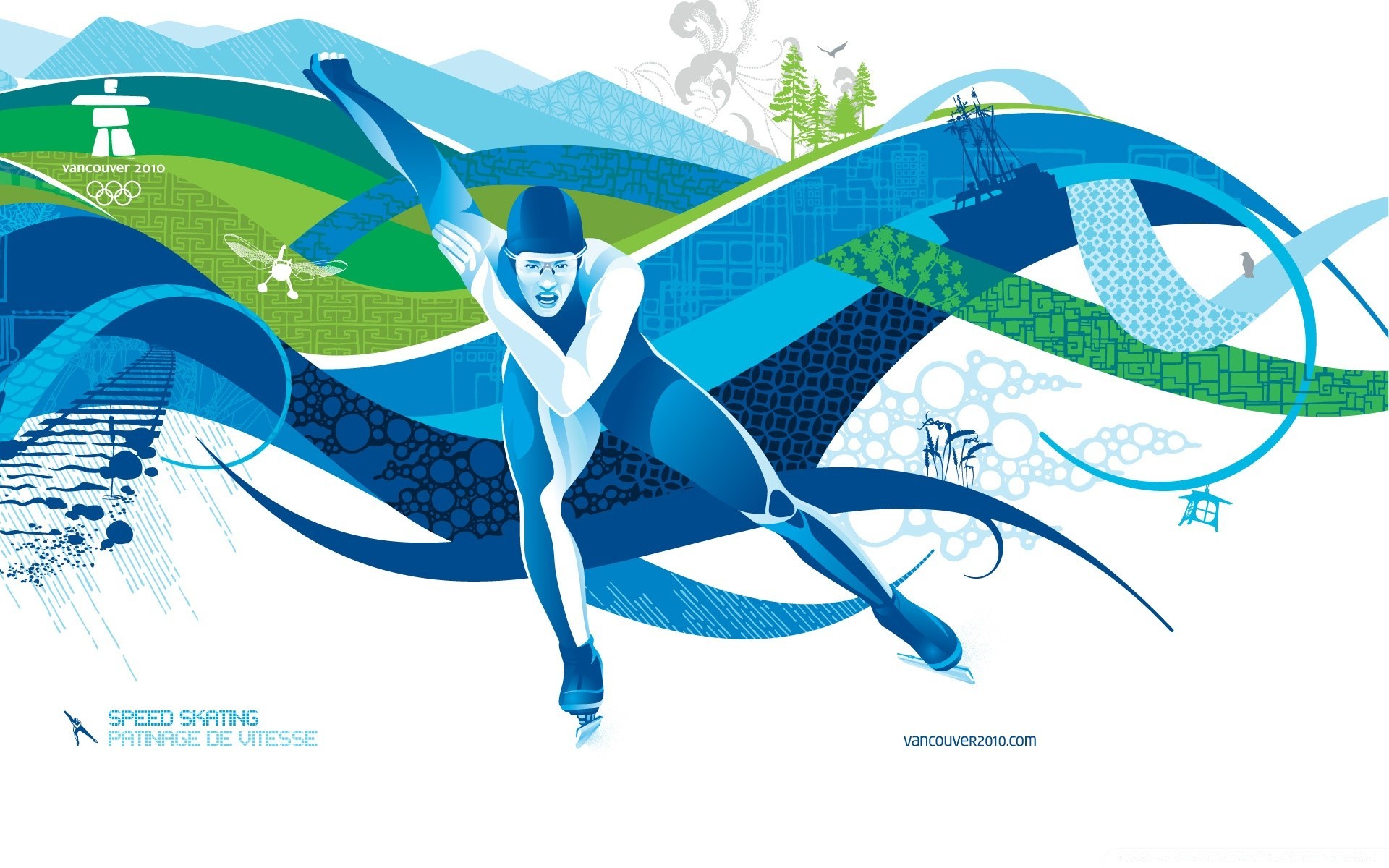 sport ilustracja wektor poziome kobieta na zewnątrz natura