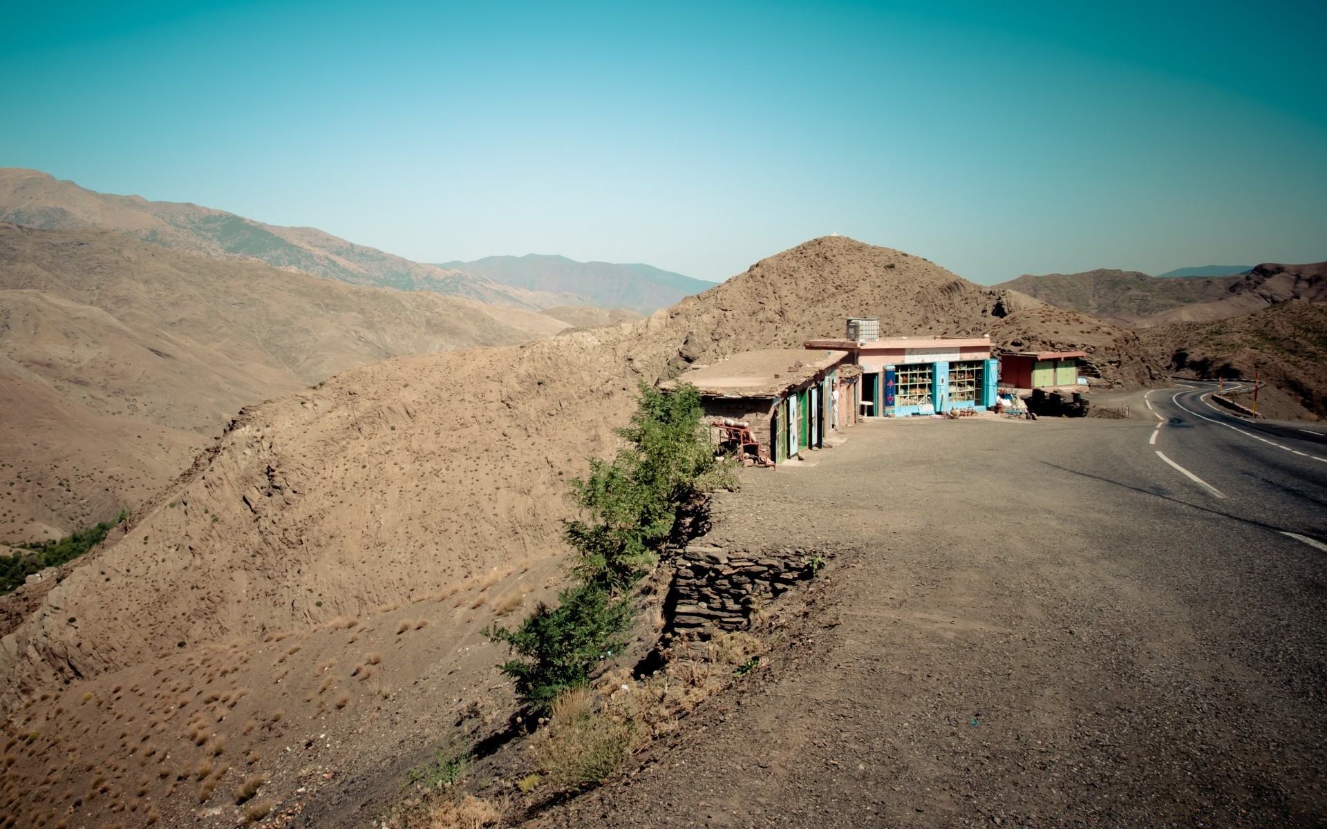 africa landscape mountain travel road desert sky outdoors daylight nature hill scenic