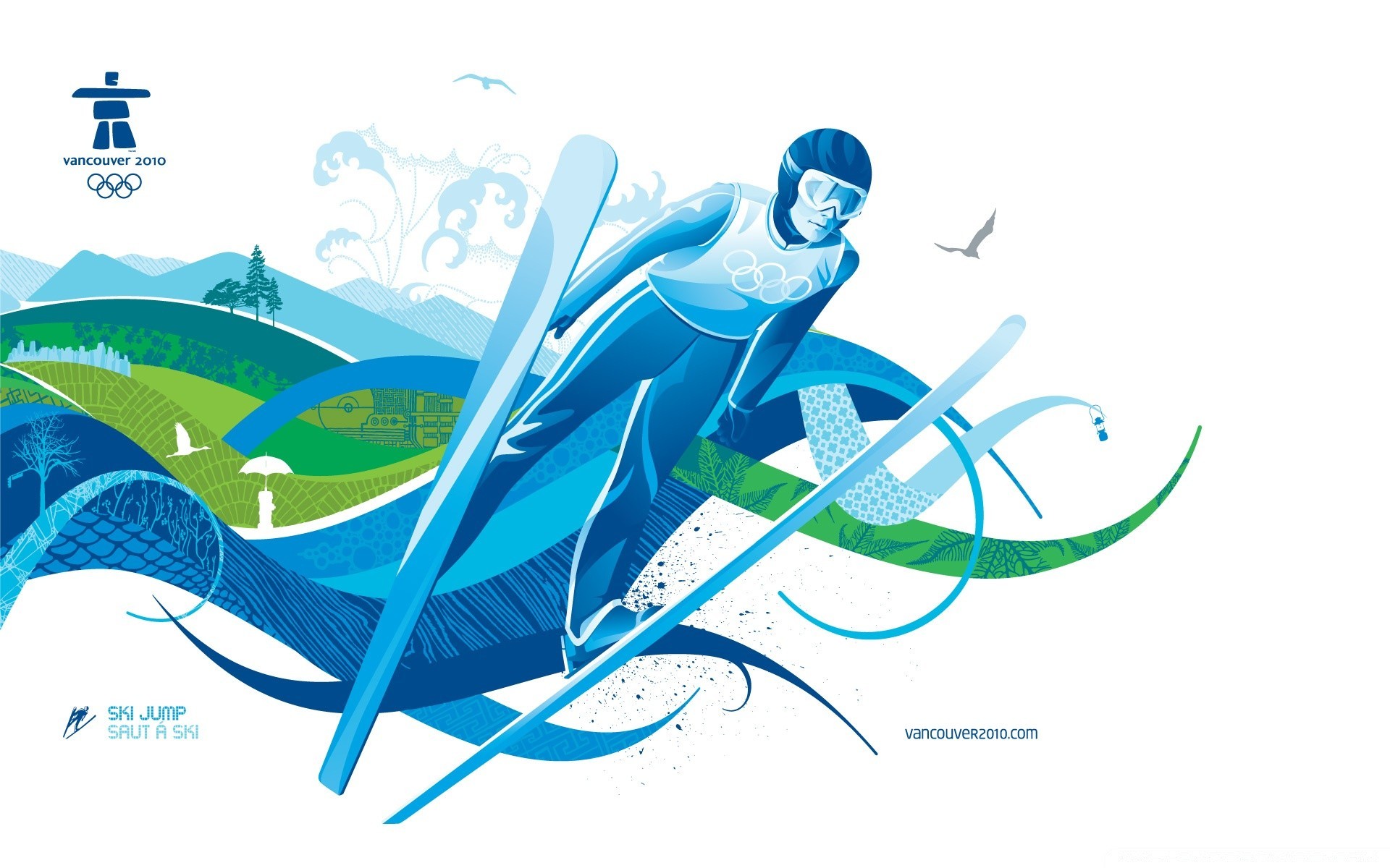 sports illustration vector horizontal nature