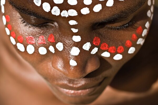 Portrait of an African woman s face