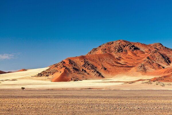 Paesaggio africano sabbia e deserto