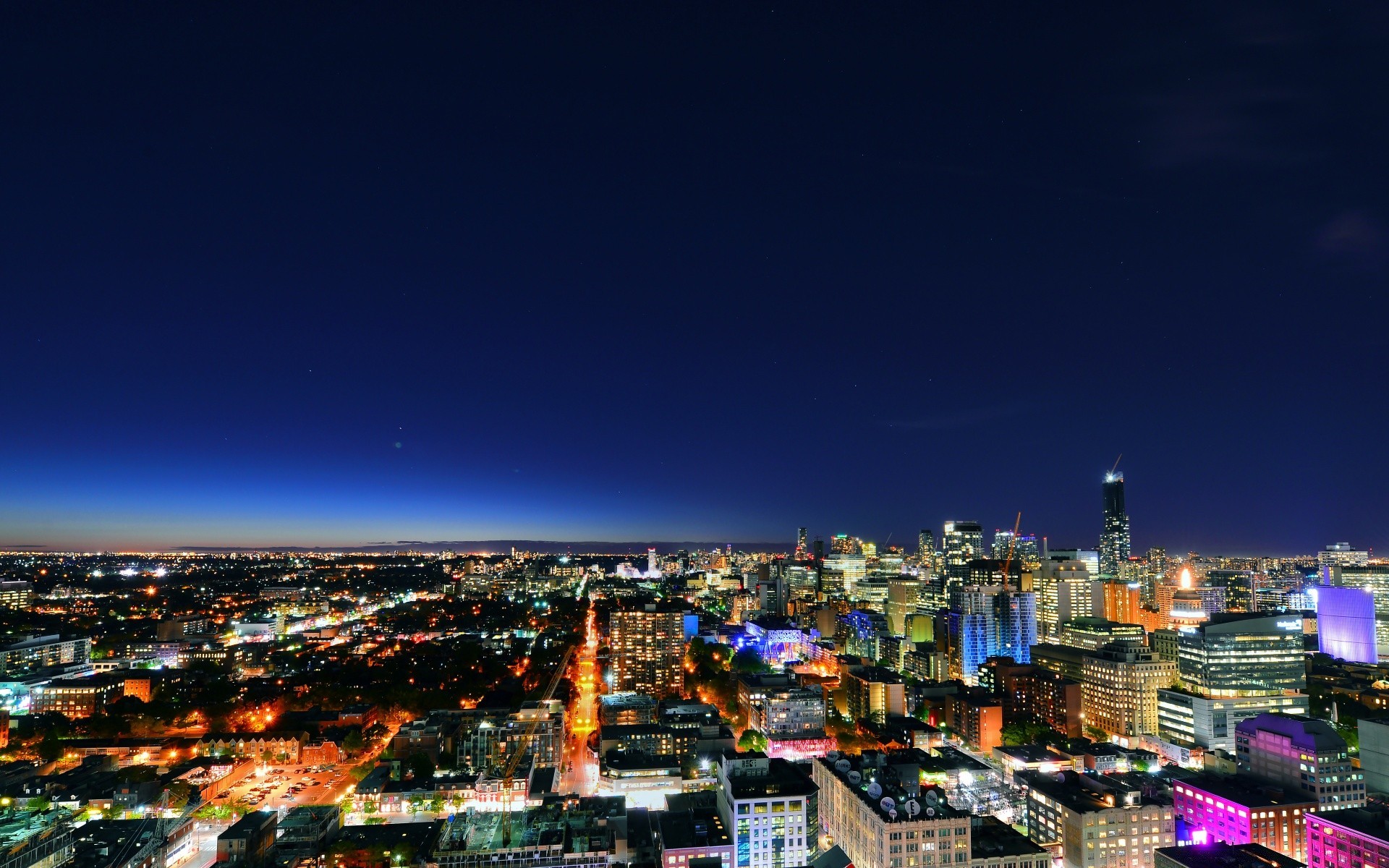 ameryka miasto miasto architektura podróże zmierzch skyline zachód niebo wieczorem panoramiczny dom miejski na zewnątrz wody centrum świt miasto podświetlany