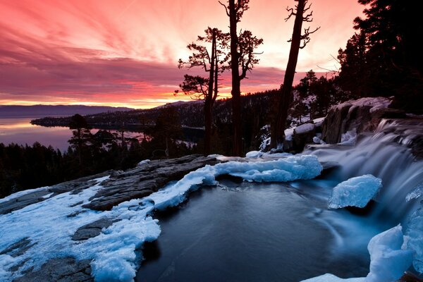 Winter and water are so fascinating