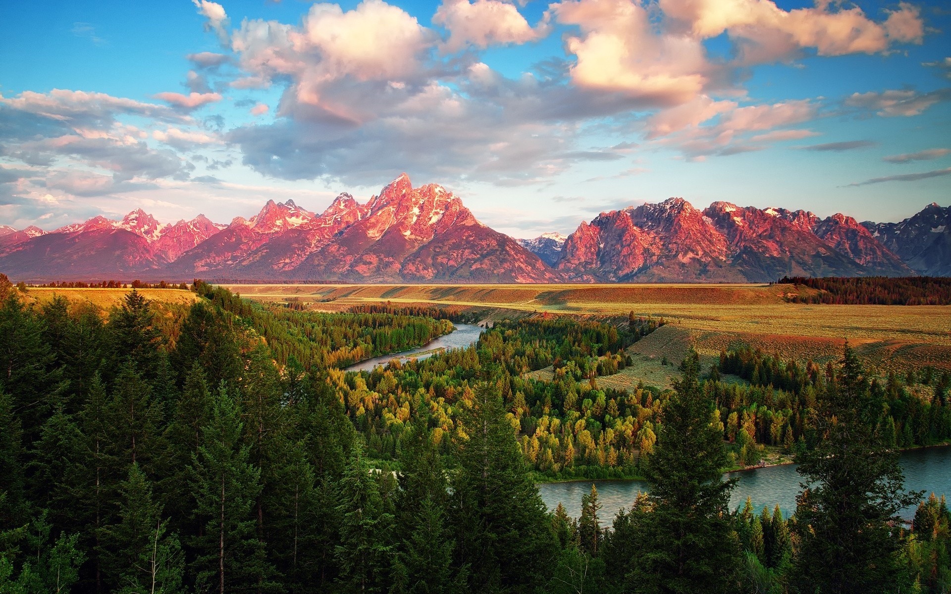 paysage nature dehors coucher de soleil voyage paysage ciel montagnes aube automne bois eau scénique bois soir lac