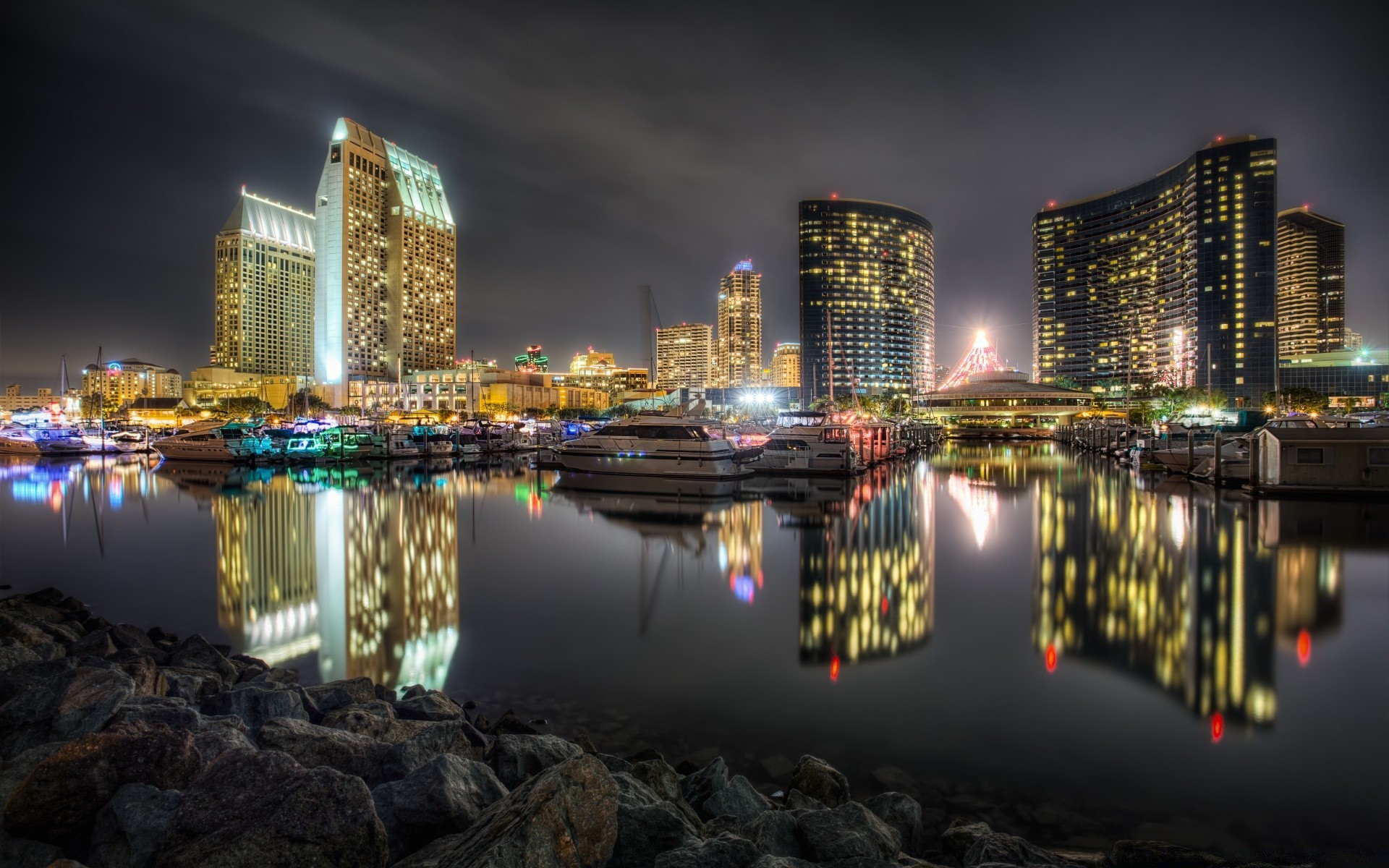 amerika stadt skyline stadt wasser innenstadt architektur wolkenkratzer reflexion sonnenuntergang reisen dämmerung abend uferpromenade haus hafen fluss stadt marina himmel büro