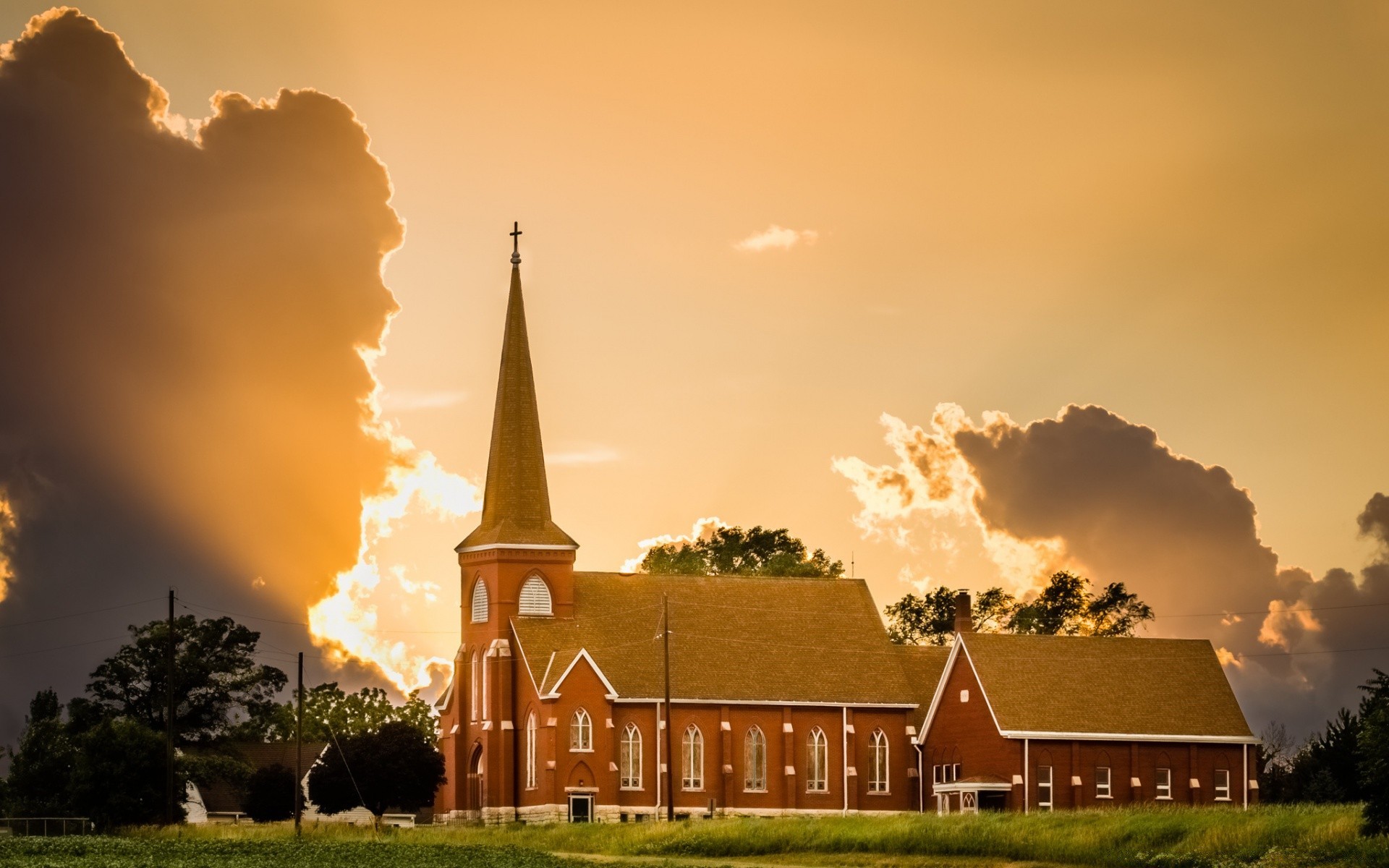 amérique en plein air architecture ciel coucher de soleil église voyage aube arbre lumière du jour religion maison été soir beau temps nature