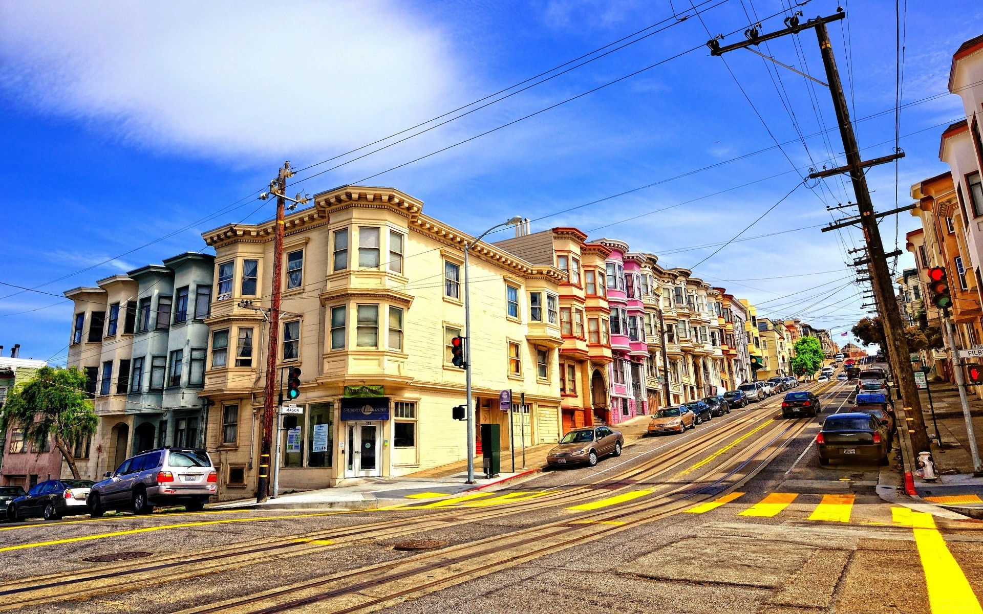 amerika straße reisen stadt städtisch architektur haus himmel stadt tourismus haus straße im freien