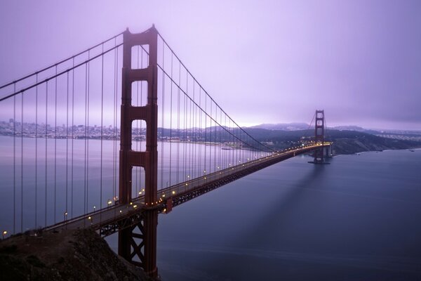 Мост Золотые ворота в Сан-Франциско