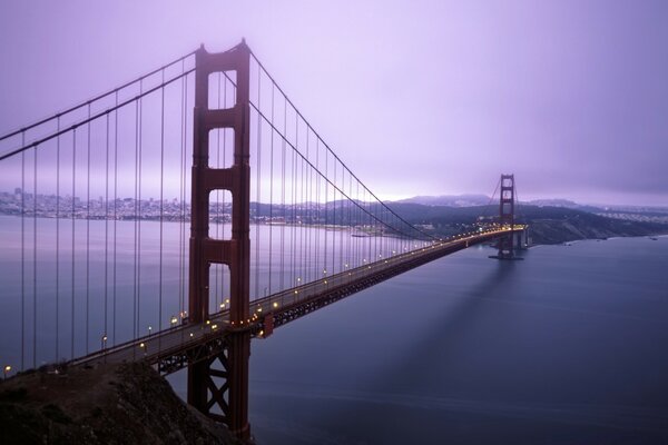 San Francisco daki Golden Gate Köprüsü