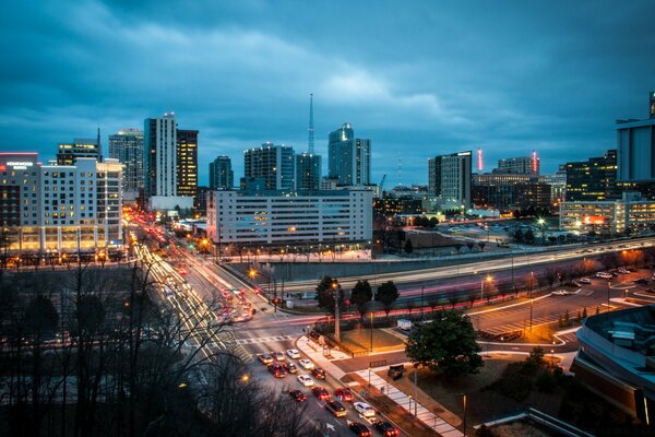 Centro da cidade. Vida noturna