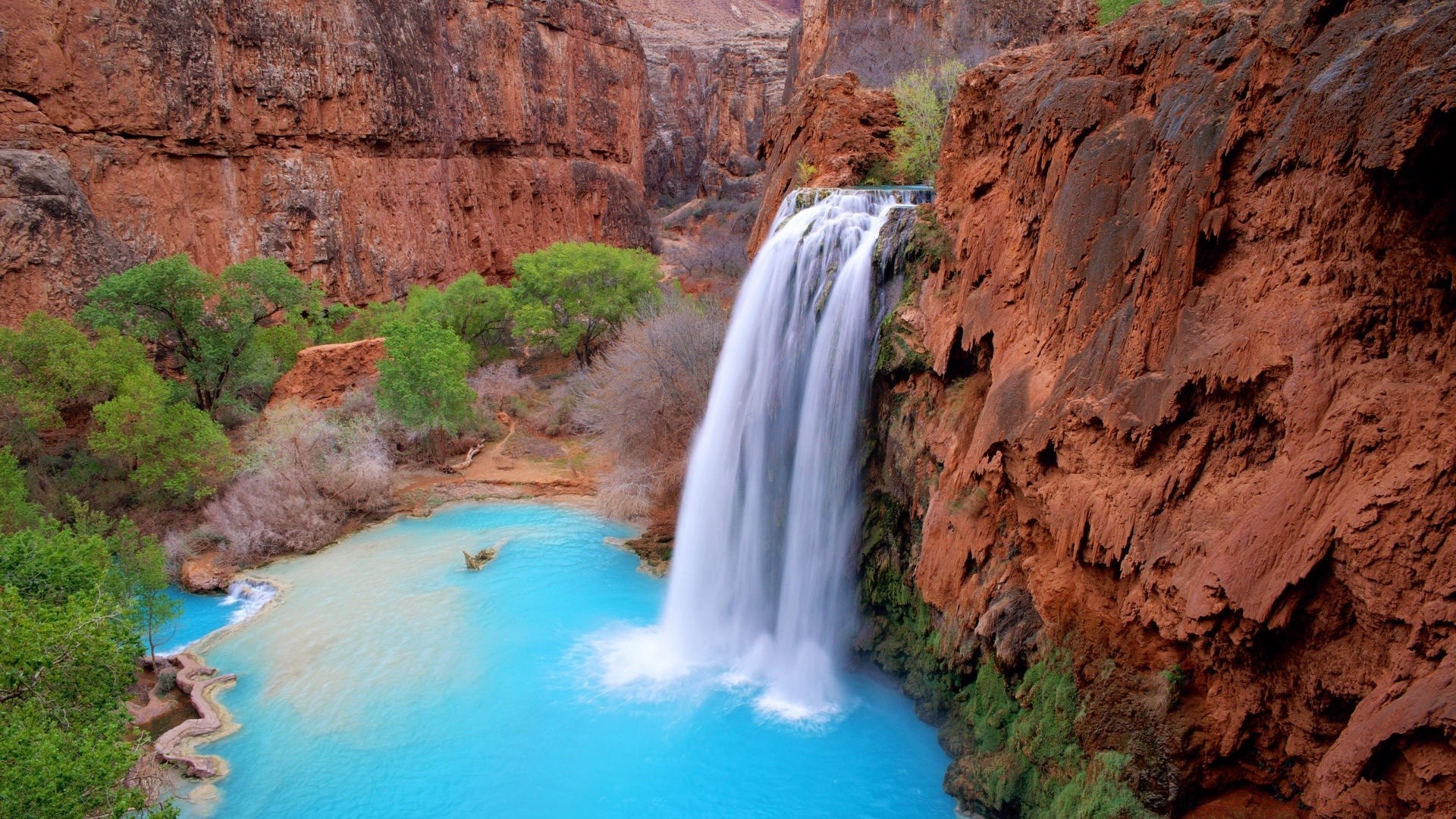 america water waterfall travel rock river nature outdoors stream landscape canyon scenic mountain cascade tropical motion creek