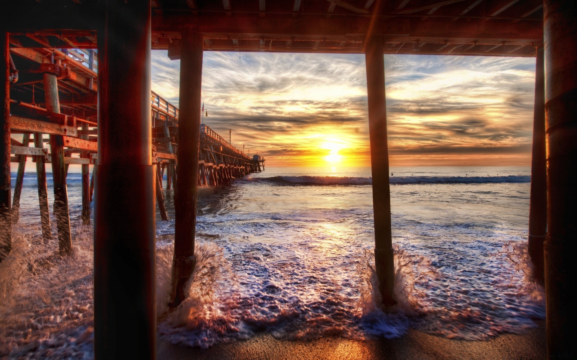 amerika sonnenuntergang wasser strand meer dämmerung ozean reisen sonne meer licht reflexion dämmerung abend himmel pier landschaft landschaft see im freien