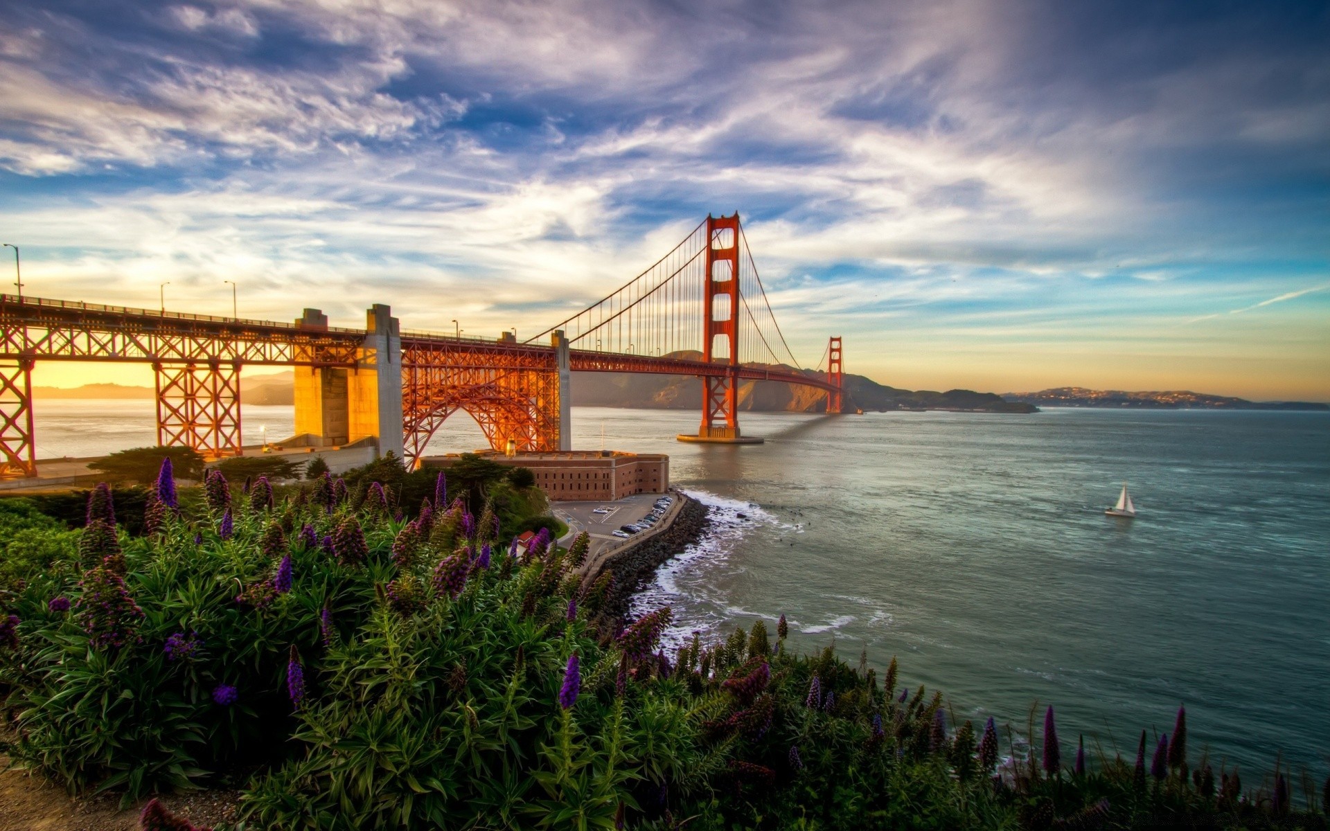 amerika wasser brücke reisen sonnenuntergang himmel abend dämmerung dämmerung fluss landschaft meer architektur ozean tourismus