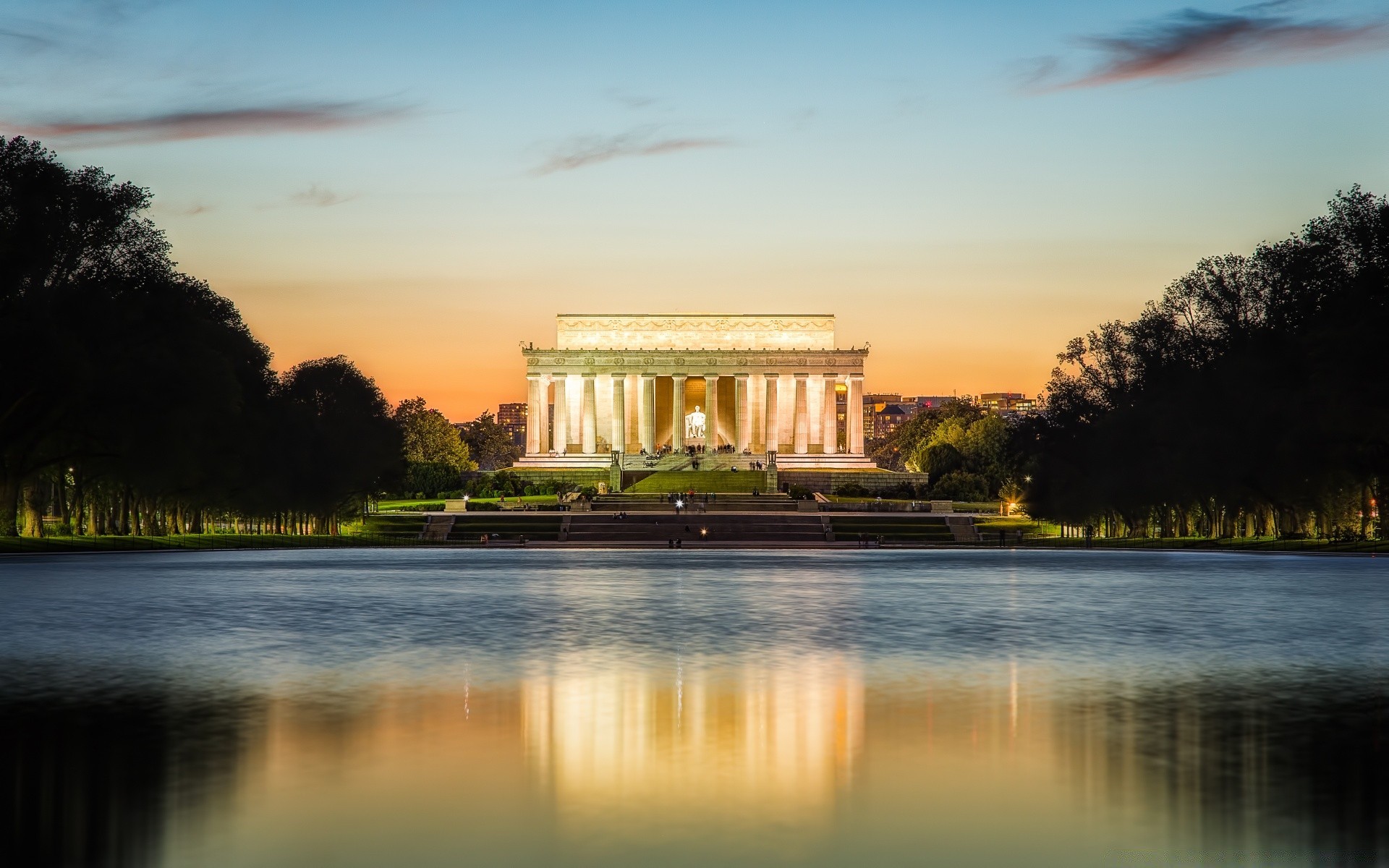 america water architecture outdoors sky tree travel river reflection lake sunset summer dawn