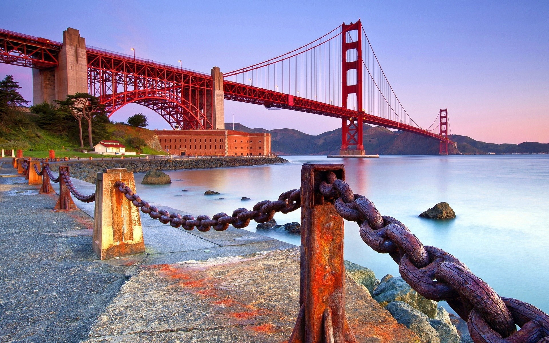 america bridge water travel transportation system outdoors architecture sky vehicle river landmark