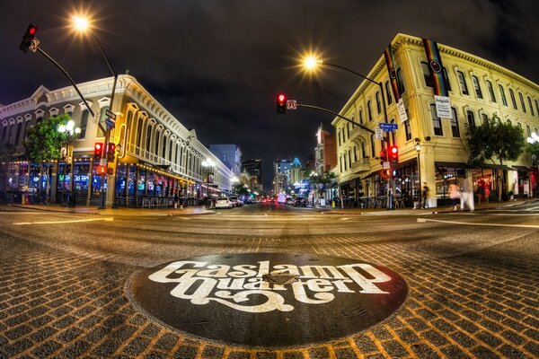 Street America in der Stadt für Reisen