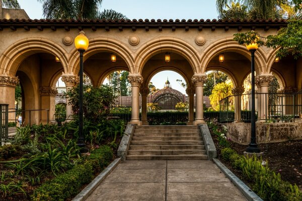 Architettura americana con una casa antica